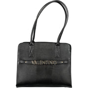 Black Polyurethane Women's Bag