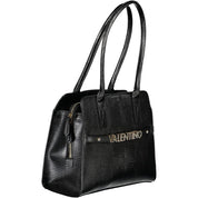 Black Polyurethane Women's Bag