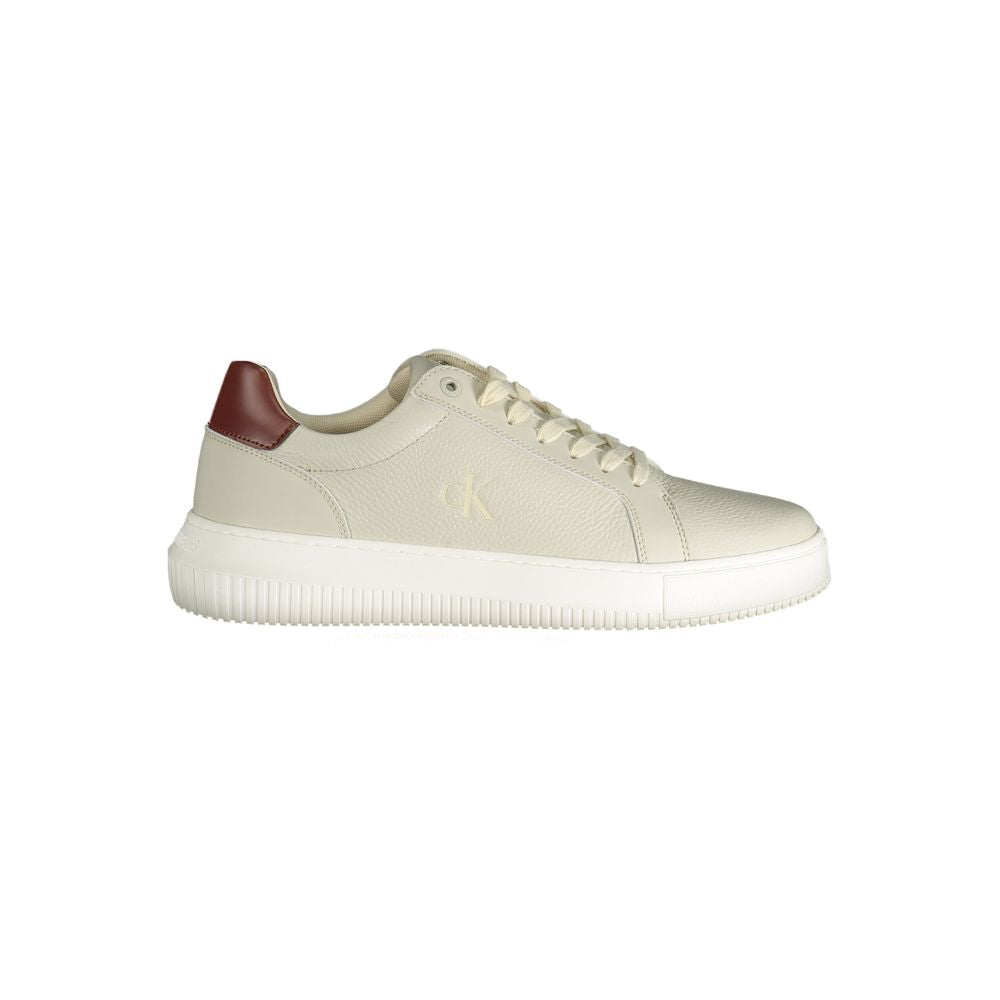 Grigio Polyurethane Men Sneaker