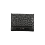 Black Polyurethane Men Wallet