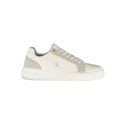 White Polyurethane Men's Sneaker