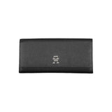 Black Polyurethane Women Wallet