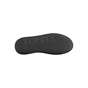 Tommy Hilfiger Black Leather Men Sneaker