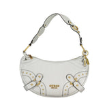 Grigio Polyurethane Women Shoulder Bag