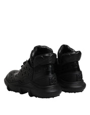 Black Leather Casual Mens Ankle Boots Shoes