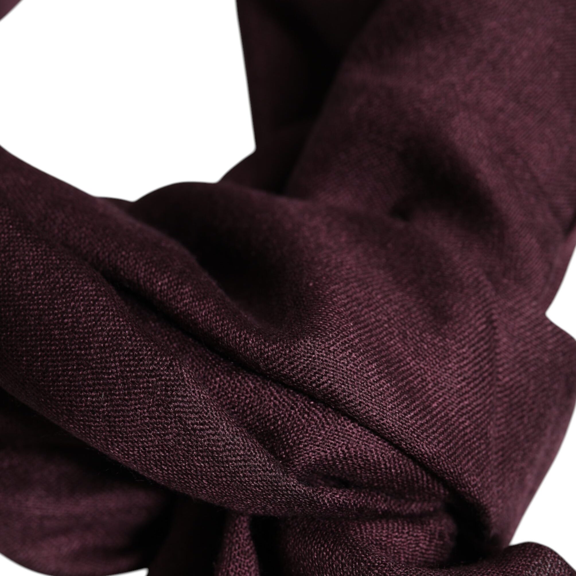 Dolce & Gabbana Maroon Cashmere Neck Warmer Wrap Shawl Scarf Dolce & Gabbana