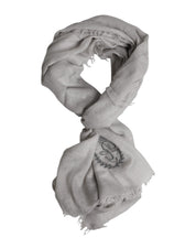 Gray DG Crown Neck Warmer Wrap Shawl Scarf