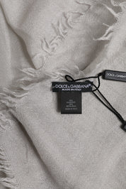 Gray DG Crown Neck Warmer Wrap Shawl Scarf