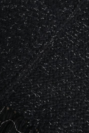 Black Cashmere Neck Warmer Wrap Shawl Scarf