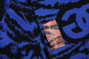 Blue Black Logo Neck Warmer Wrap Shawl Scarf