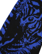 Blue Black Logo Neck Warmer Wrap Shawl Scarf