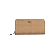 Beige Polyester Women Wallet