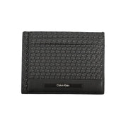 Black Polyester Men's Shoulder Bag
