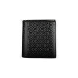 Black Polyurethane Men Wallet