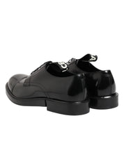 Black Leather Dress Lace Up Men Formal Shoes