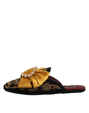 Multicolor Embellished Flat Sandals Shoes