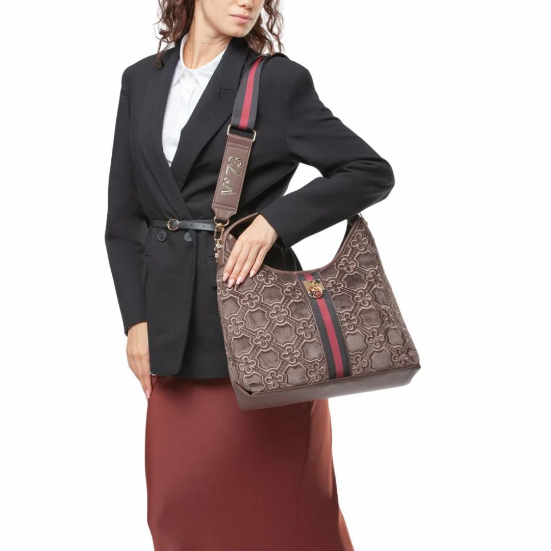 73BS9BN02  BORSA A SPALLA V73 Tauper/Multicolor 0000000109