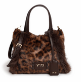 73BSA4I03 BORSA A MANO V73 Caffé/Multi 0000000792