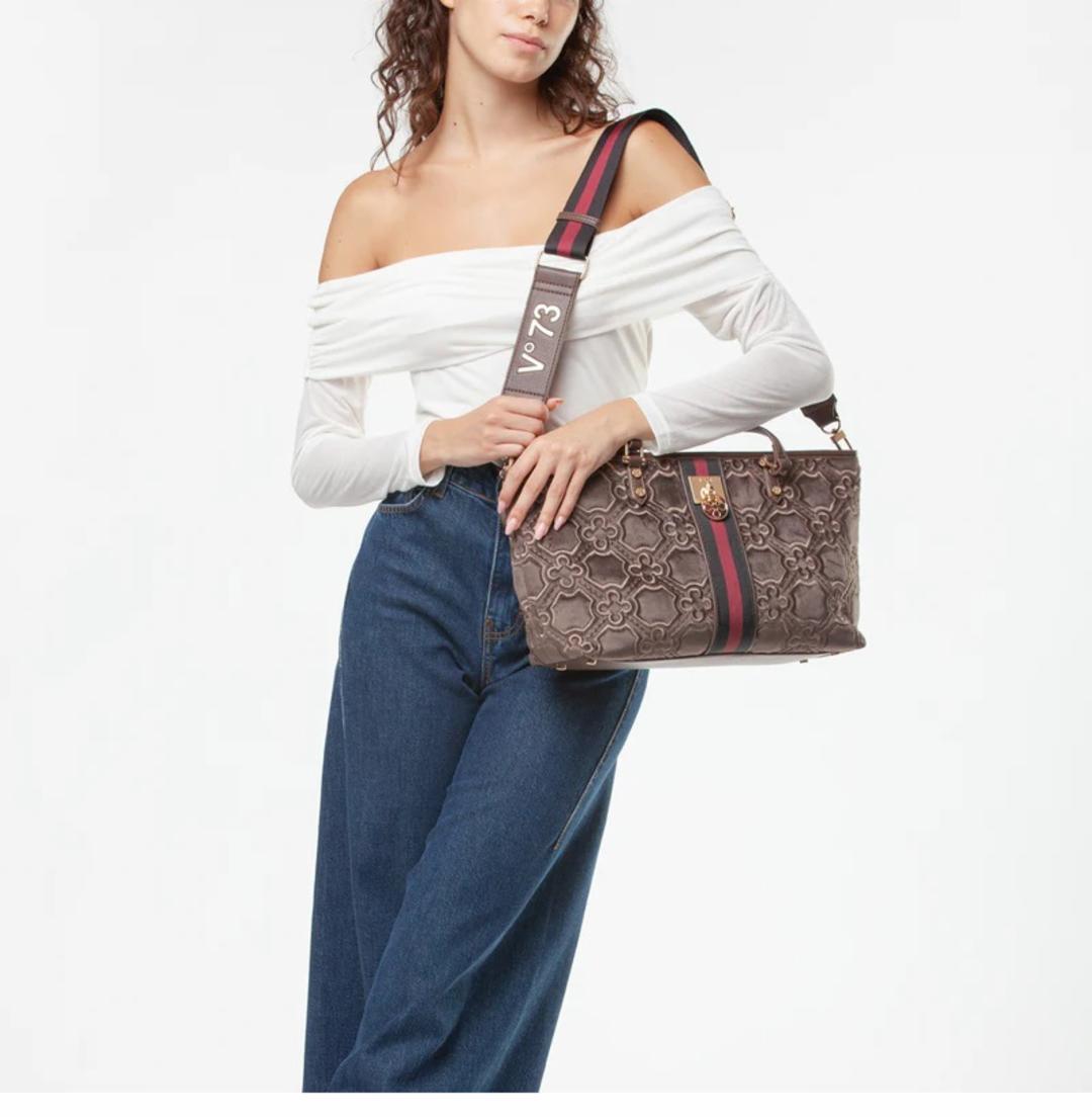 73BS9BN01 BORSE SHOPPING V73 Tauper/Multicolor 0000000107