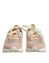Multicolor Suede Low Top Women Sneakers Shoes