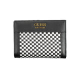 Black Polyurethane Women Wallet