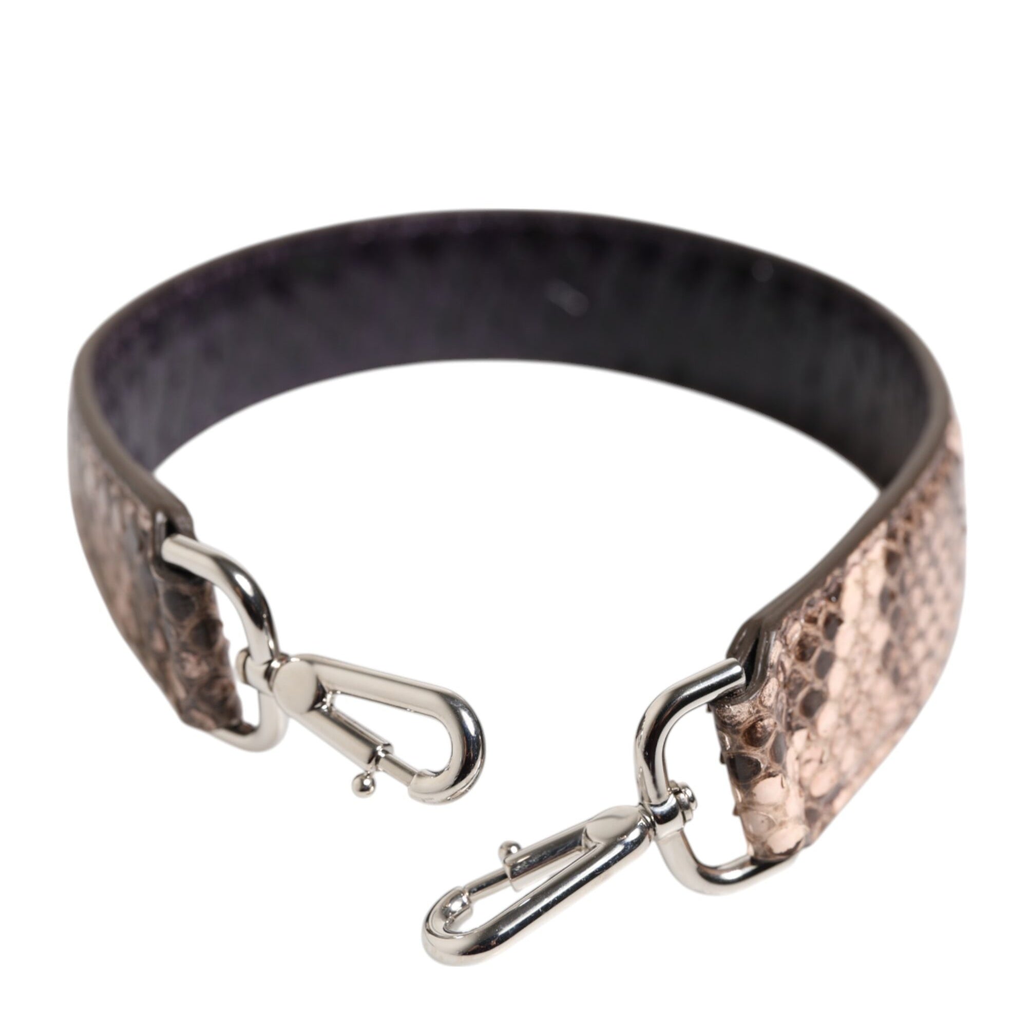 Dolce & Gabbana Brown Exotic Leather Handbag Accessory Shoulder Strap Dolce & Gabbana