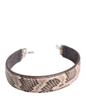 Beige Exotic Leather Handbag Accessory Shoulder Strap