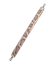 Beige Exotic Leather Handbag Accessory Shoulder Strap