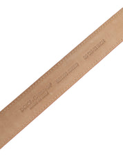 Red Leather Gold Metal Buckle Cintura Belt