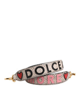 Dolce & Gabbana Multicolor DG AMORE Patch Bag Accessory Shoulder Strap