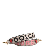 Multicolor DG AMORE Patch Bag Accessory Shoulder Strap