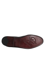Black Calfskin Leather Slip On Loafers Shoes