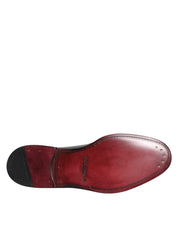 Dolce & Gabbana Black Calf Leather Lace Up Dress Derby Shoes Dolce & Gabbana