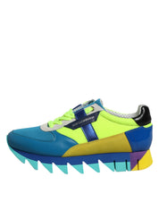 Multicolor Leather Low Top Men Sneakers Shoes