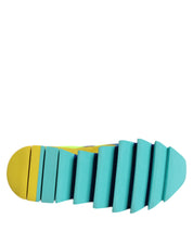 Multicolor Leather Low Top Men Sneakers Shoes