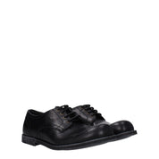 Black Leather Oxfords And Derbies