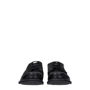 Black Leather Oxfords And Derbies
