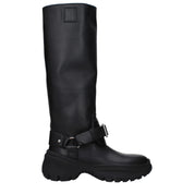 Black Leather Boots