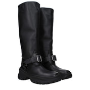Black Leather Boots