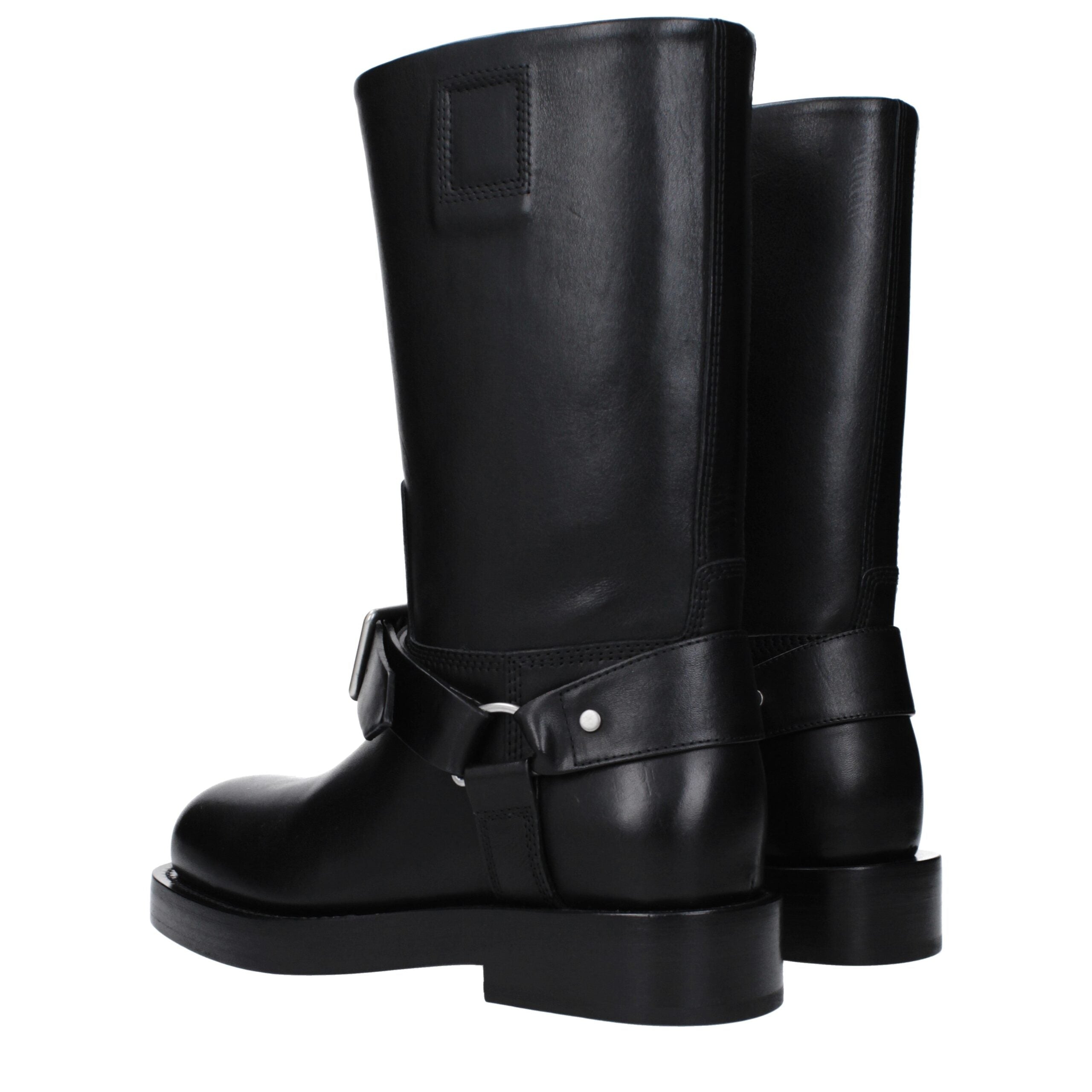 Black Leather Boots