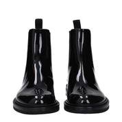 Dolce & Gabbana Black Leather Ankle Boots