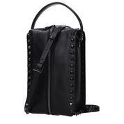 Black Leather Clutch Bag