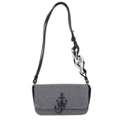 Blue Fabric Shoulder Bag
