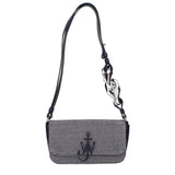 Blue Fabric Shoulder Bag
