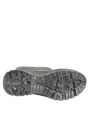 Metallic Silver Pull On Rain Boots Shoes