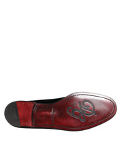 Dolce & Gabbana Black Velvet Slip On Loafers Men Formal Shoes Dolce & Gabbana