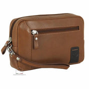8385 Borsello Acciaio Cognac 0000000131 - UNICA / Cognac - Borsello