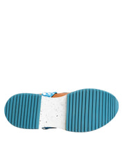 Multicolor Leather Low Top Sneakers Shoes