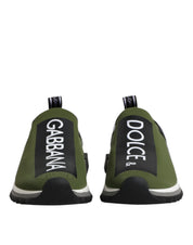 Dolce & Gabbana Green Logo Low Top Sorrento Men Sneakers Shoes Dolce & Gabbana