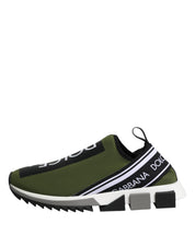 Dolce & Gabbana Green Logo Low Top Sorrento Men Sneakers Shoes Dolce & Gabbana